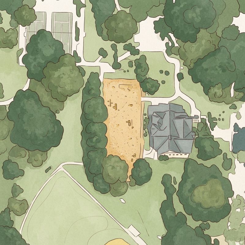 Illustrated map of East Lake Park