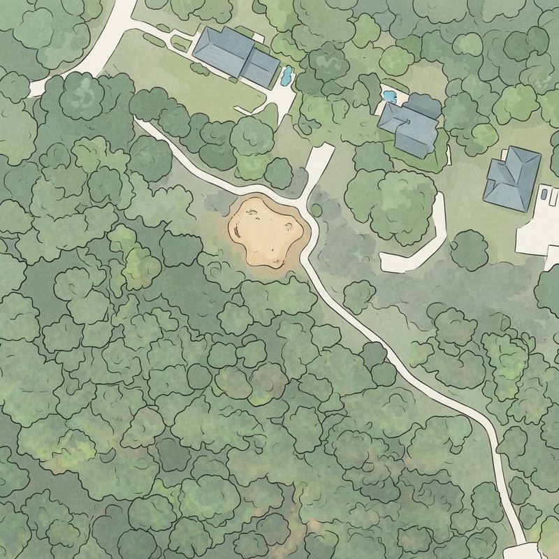 Illustrated map of East Playground at Murphey Candler Park