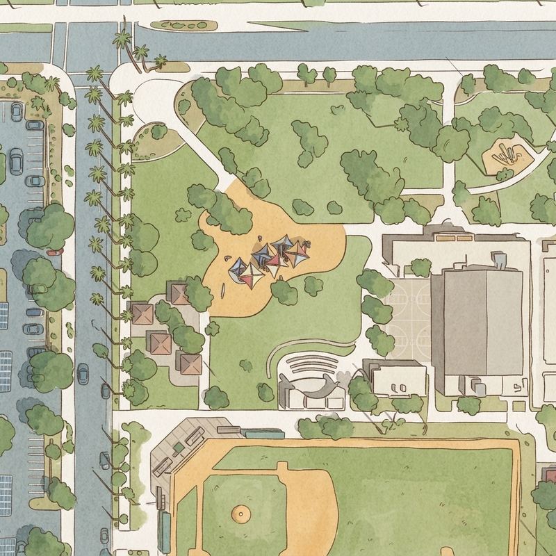 Illustrated map of Eastlake Park