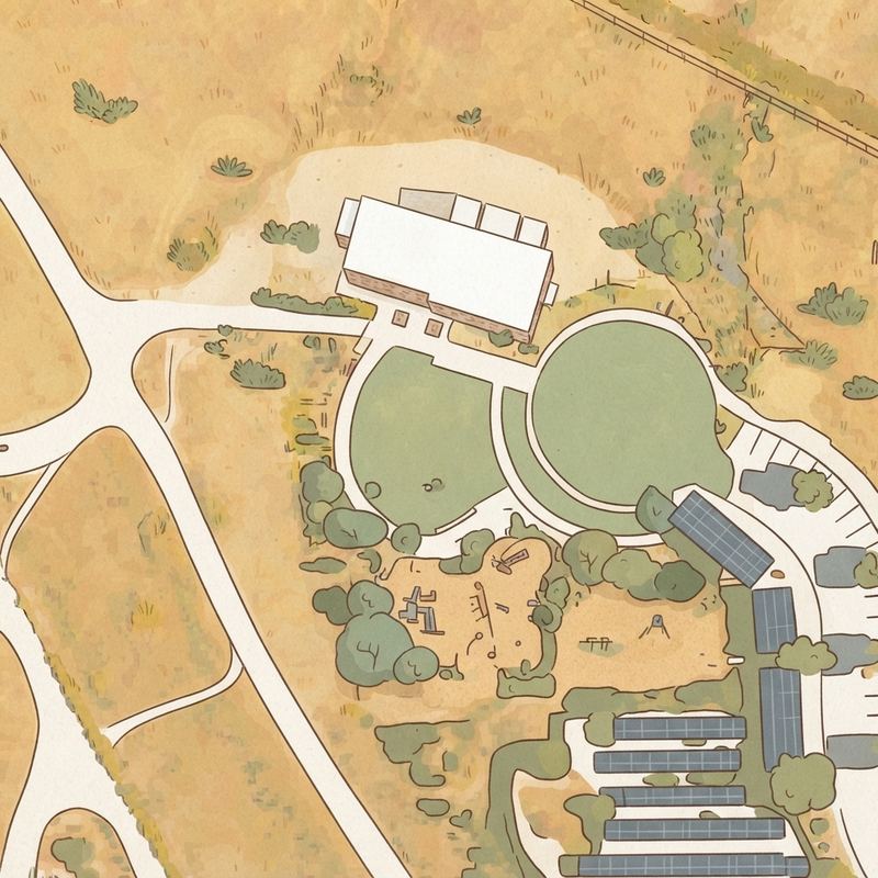 Illustrated map of Eastview County Park