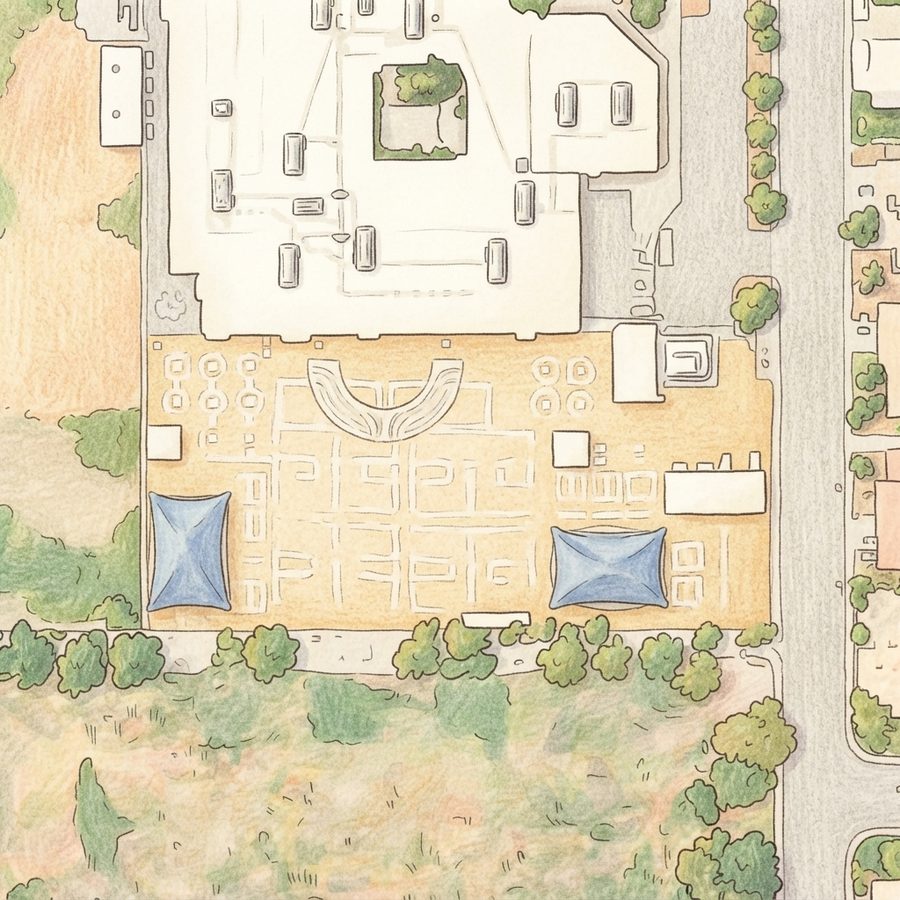 Illustrated map of Eldorado Park