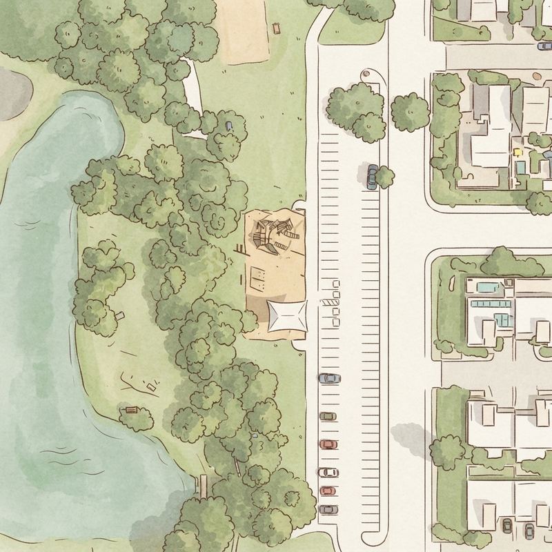 Illustrated map of Eldorado Park