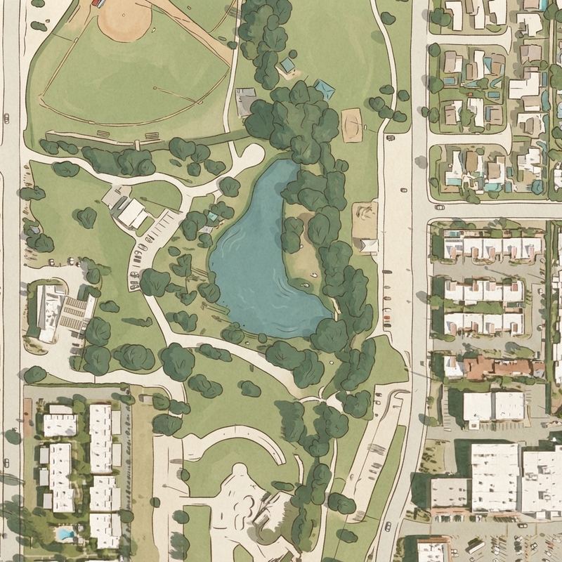 Illustrated map of Eldorado Park South Building