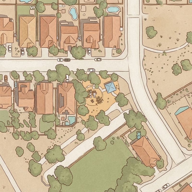 Illustrated map of Elliot Q. Park