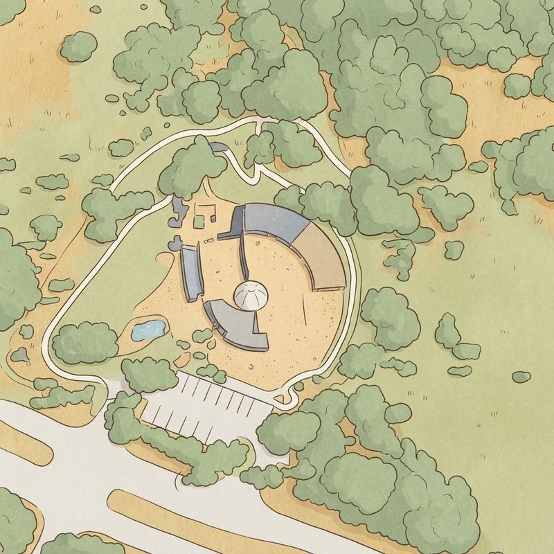 Illustrated map of Emerald Lake Park