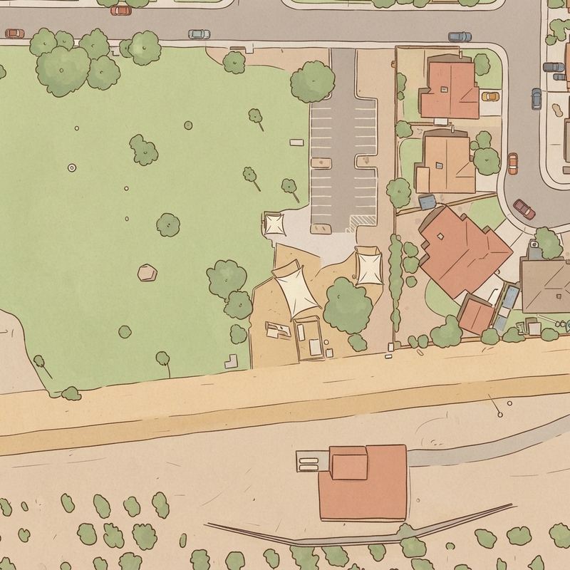 Illustrated map of Emerald Park