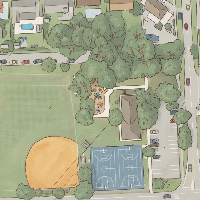 Illustrated map of Eureka Park