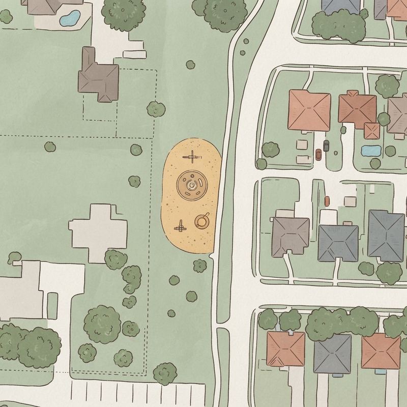 Illustrated map of Eureka Park