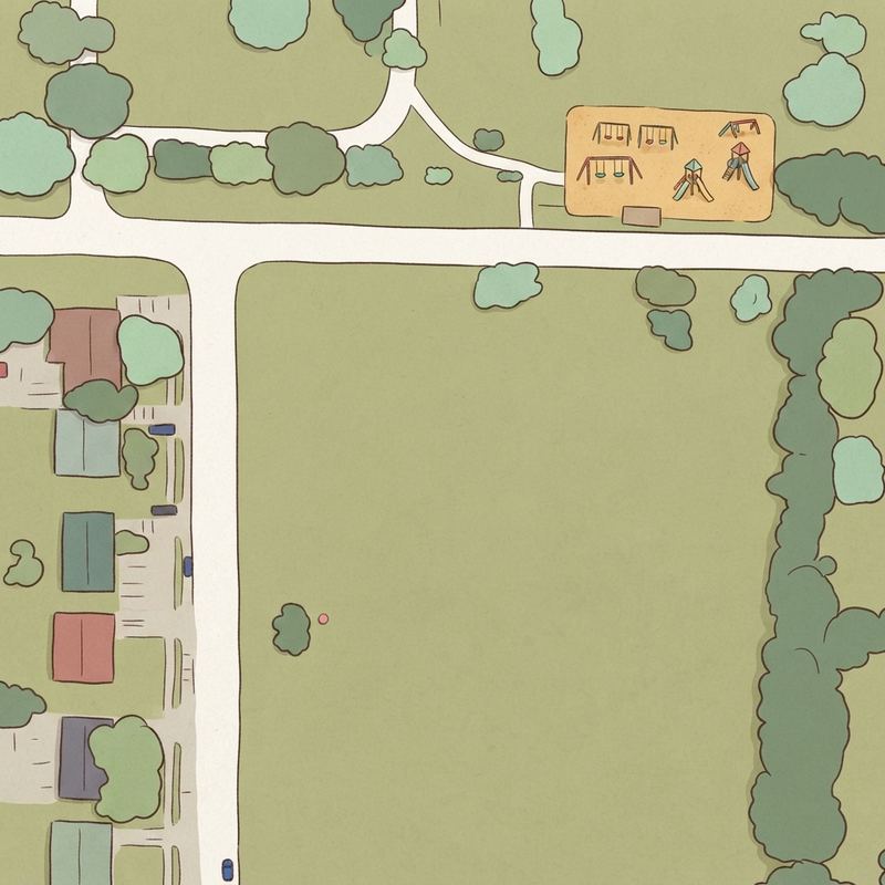 Illustrated map of Ewing Park