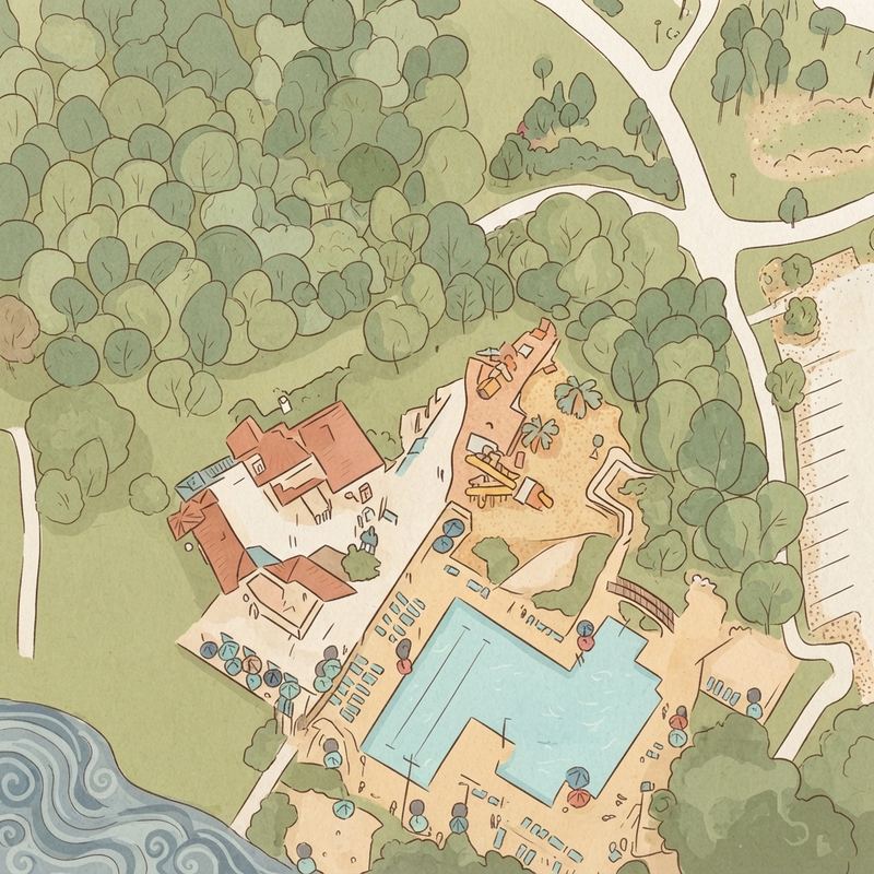 Illustrated map of Explorer's Playground