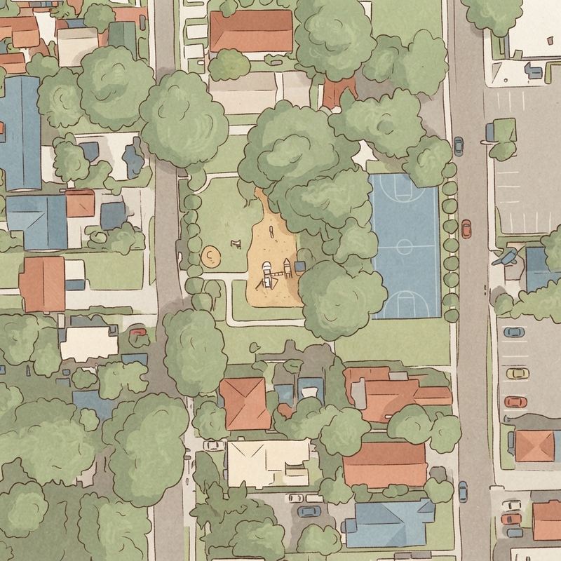 Illustrated map of Fair