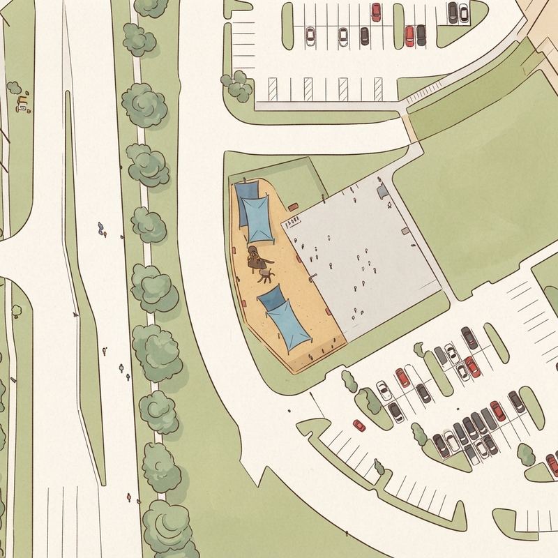 Illustrated map of Faith Christian Academy Playground