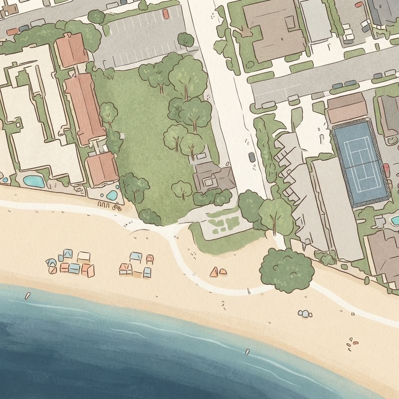 Illustrated map of Fanuel Street Park