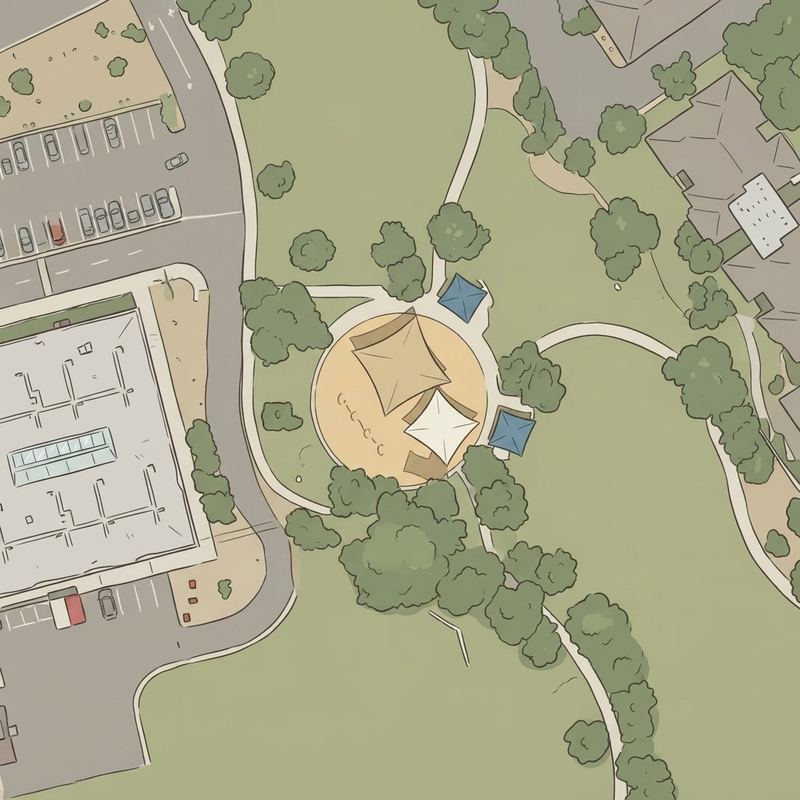 Illustrated map of FIELD #1 SNEDIGAR PARK