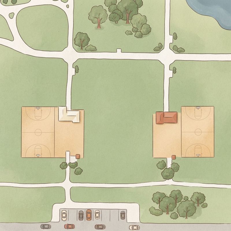 Illustrated map of Field 4