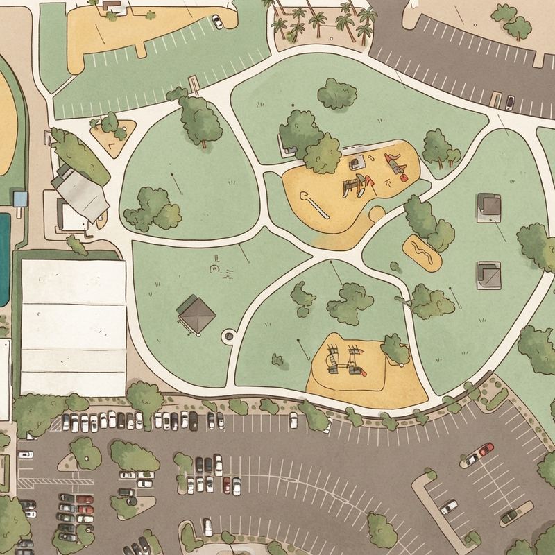 Illustrated map of Fitch Park