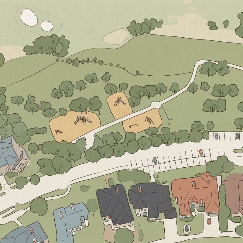 Illustrated map of Fitness Park
