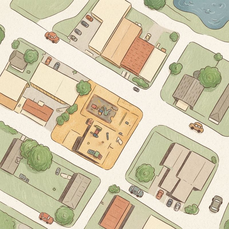 Illustrated map of Freedom Park