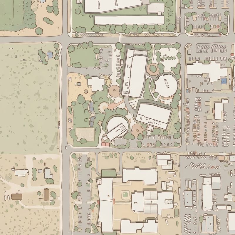 Illustrated map of Friendship Park