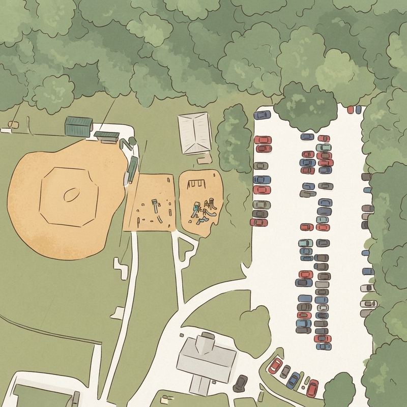 Illustrated map of Fullers Park