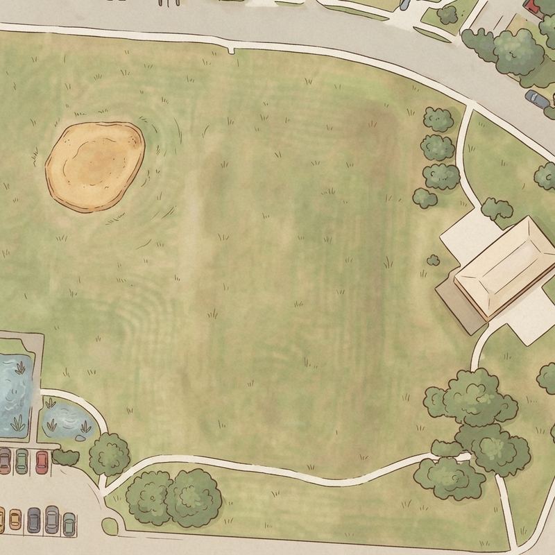 Illustrated map of Galloway Park