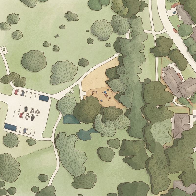 Illustrated map of Gateway Park