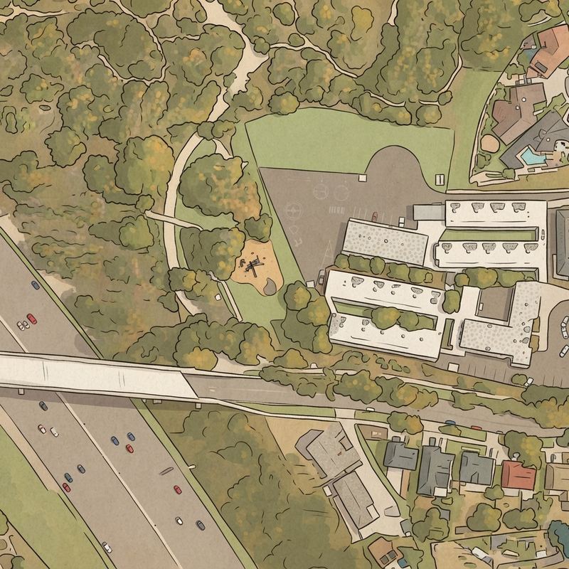 Illustrated map of Gayle L. McCandliss Park