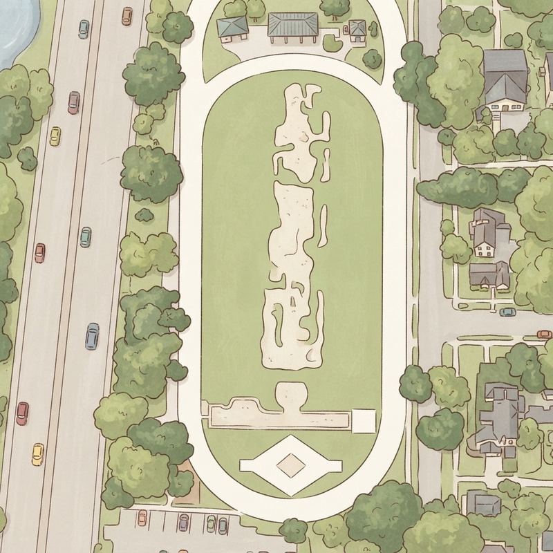 Illustrated map of Germany Park