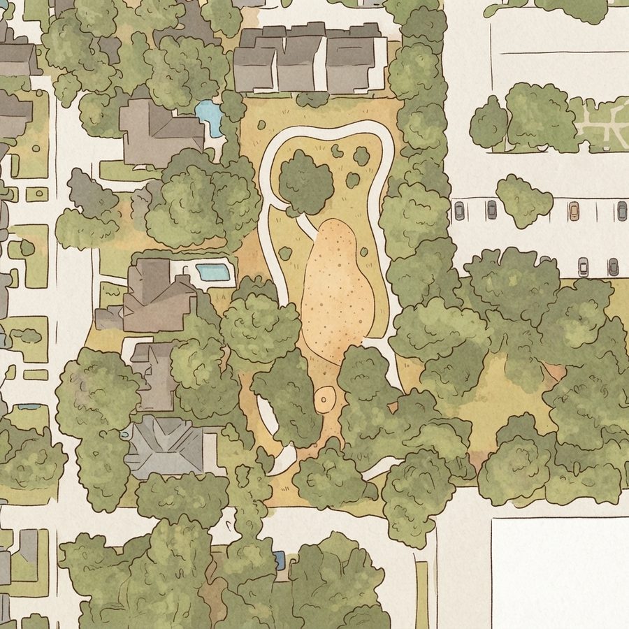 Illustrated map of Glenmore Forest Park