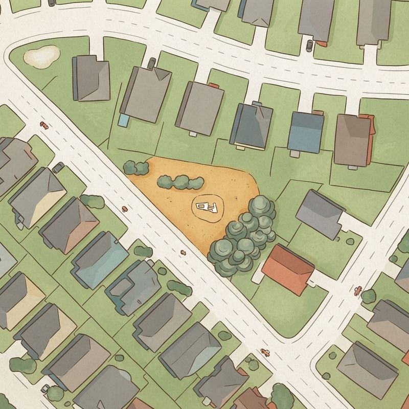 Illustrated map of Granite Rock Playground
