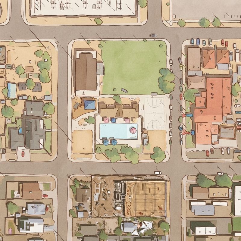 Illustrated map of Grant Park