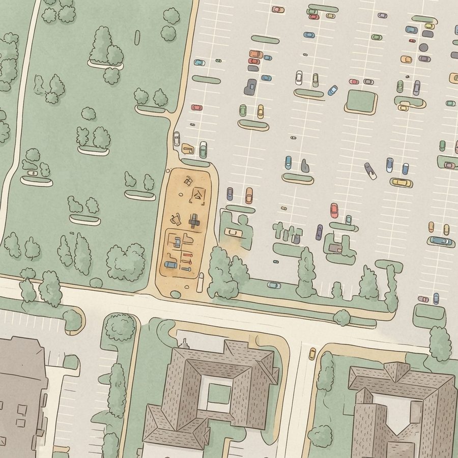 Illustrated map of Ground Lease