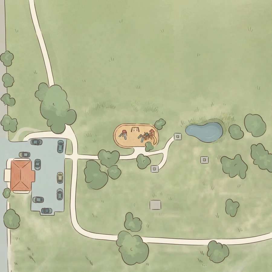 Illustrated map of Gwala Park