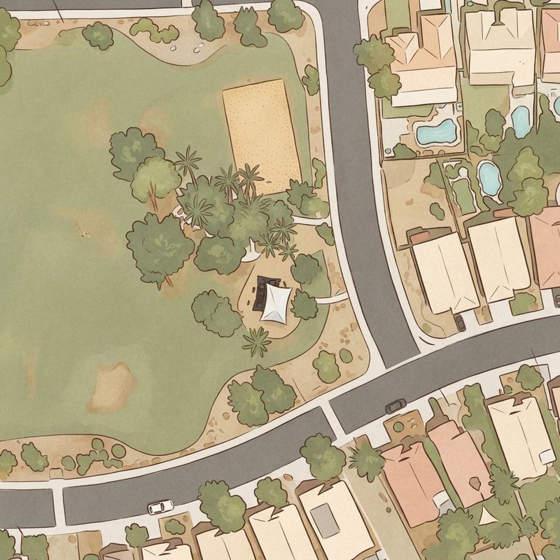 Illustrated map of Haro park