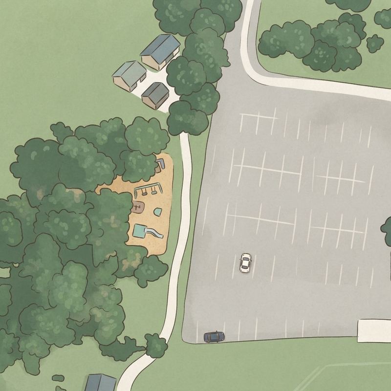 Illustrated map of Harrington Park
