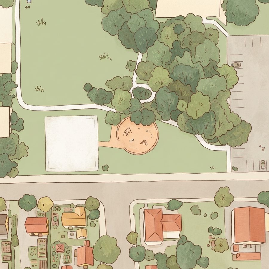 Illustrated map of Haviland Park