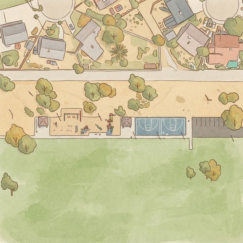 Illustrated map of Heritage Park
