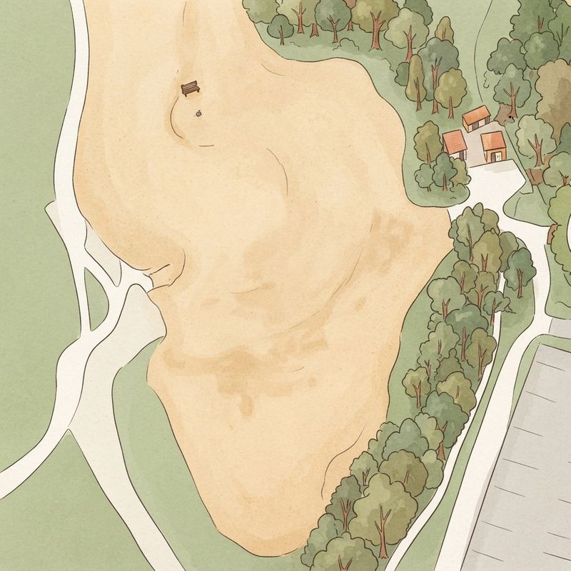 Illustrated map of Heritage Park