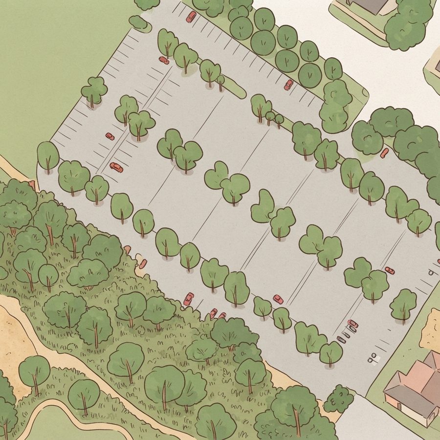 Illustrated map of Hermann Park