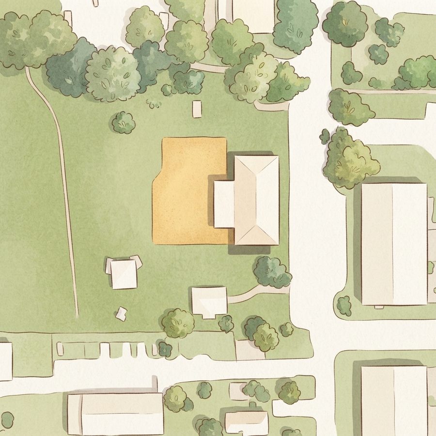 Illustrated map of Independence Park