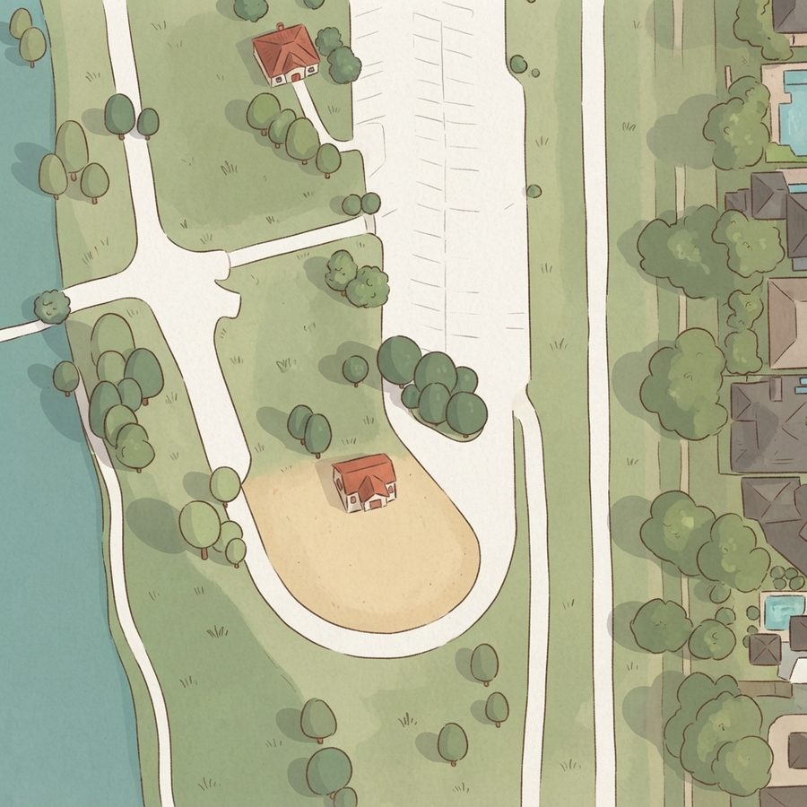 Illustrated map of Independence Park