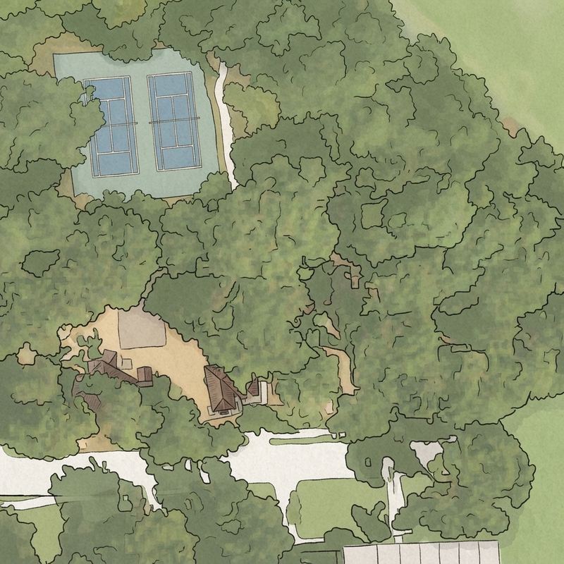 Illustrated map of Isabel Gates Webster Park Mini-Pitch
