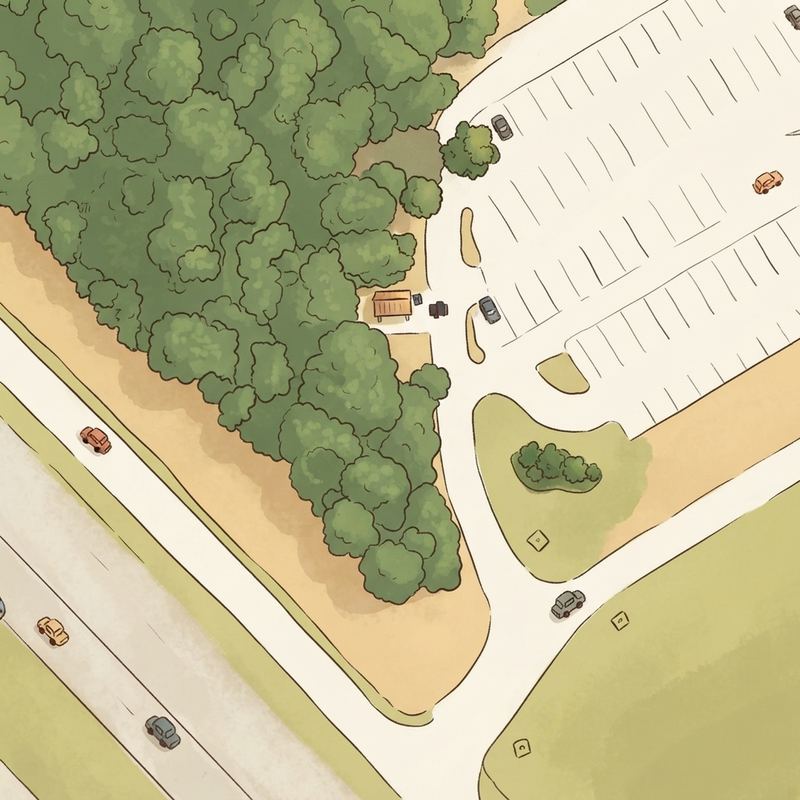 Illustrated map of James McKnight Park