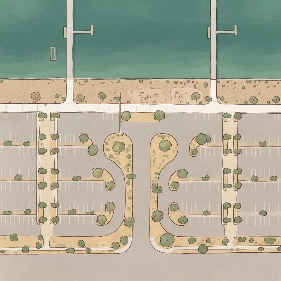 Illustrated map of James Regional Sports Park