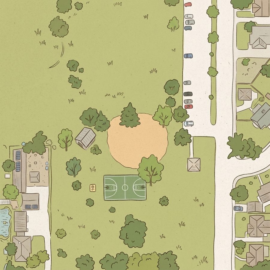 Illustrated map of Jason Park