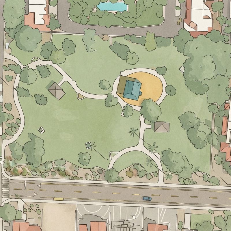 Illustrated map of Kachina Park