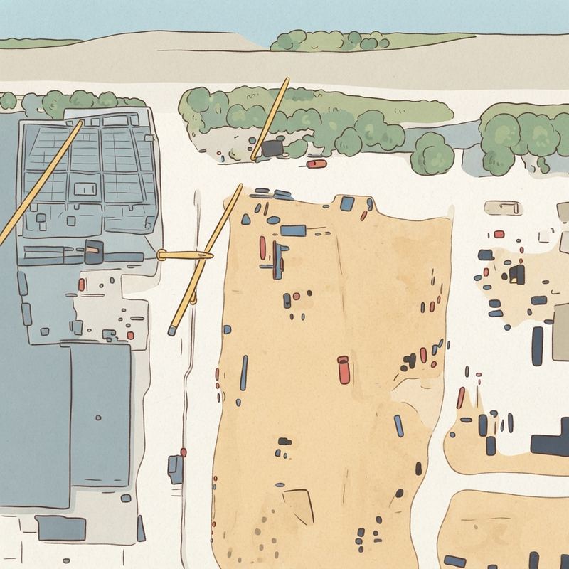 Illustrated map of Kaleidoscope Park