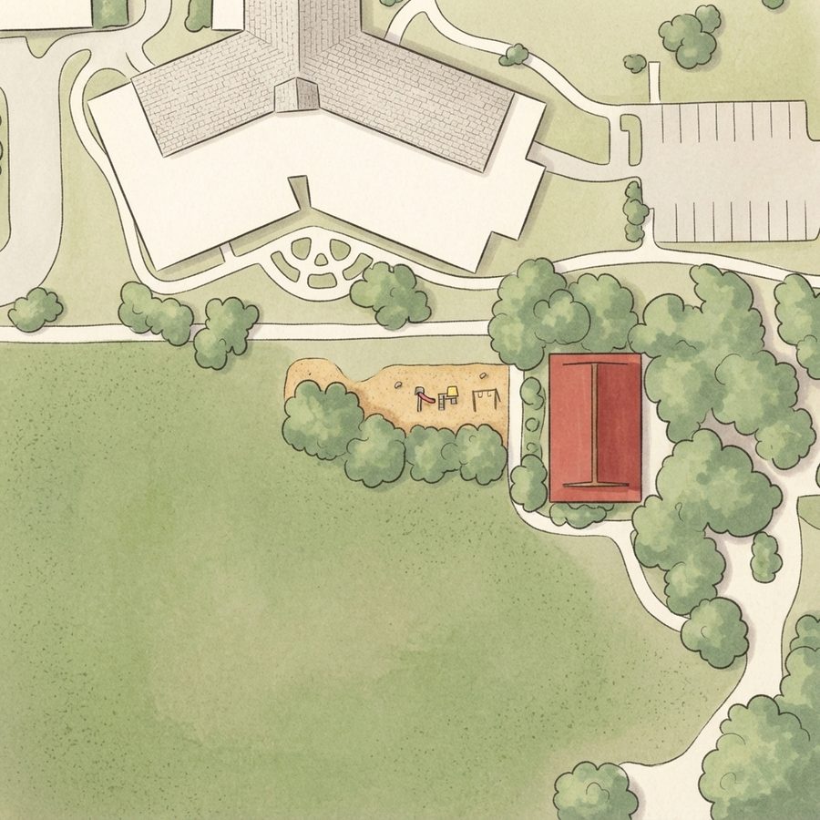 Illustrated map of Kerr Park