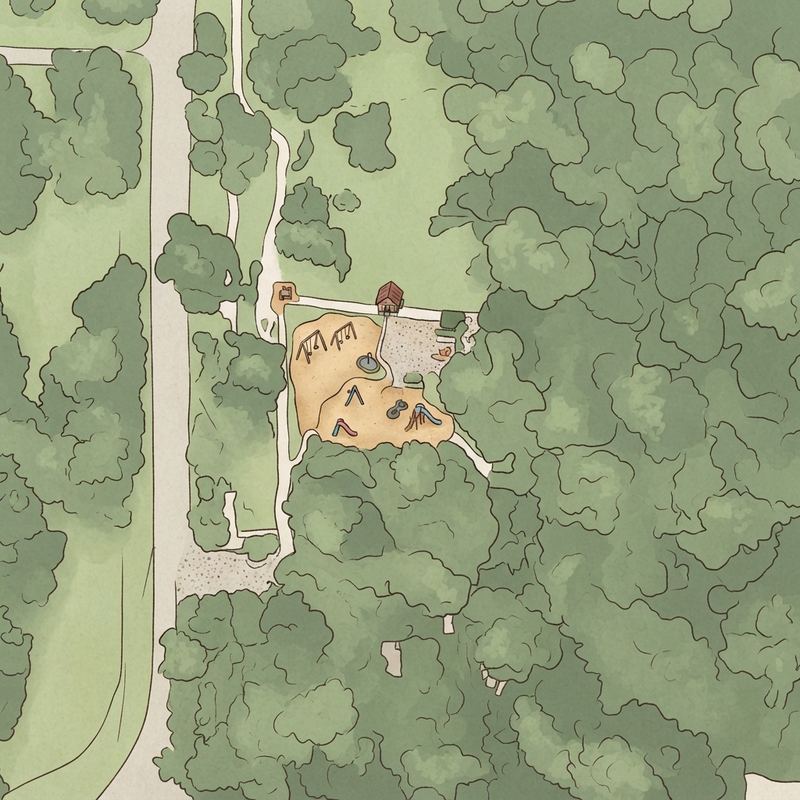 Illustrated map of Kids Play Ground