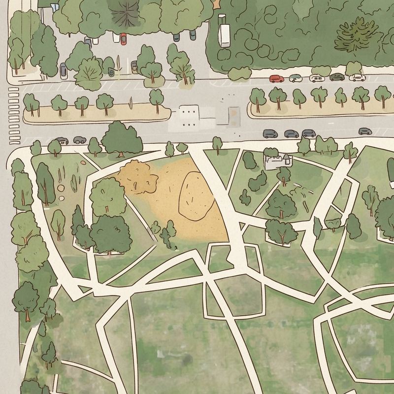 Illustrated map of Kids Play Ground